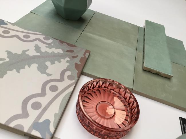 LA MADELEINE ANTONET + ATELIER VERT D'EAU 14x14 MAT + 6.2X25 GLOSSY